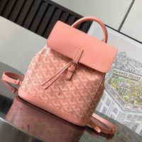 Goyard Alpin Mini Backpack In Goyardine Canvas Pink