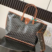 Goyard Anjou Bag In Goyardine Calfskin Brown