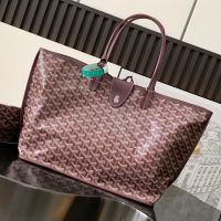 Goyard Anjou Bag In Goyardine Calfskin Burgundy