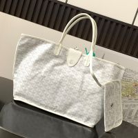 Goyard Anjou Bag In Goyardine Calfskin White
