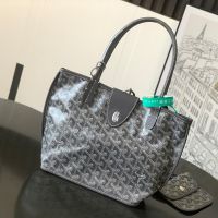 Goyard Anjou Mini Bag In Goyardine Calfskin Grey