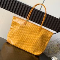 Goyard Artois Bag In Goyardine Canvas Yellow