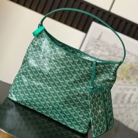Goyard Boheme Hobo Bag In Goyardine Canvas Green