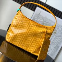 Goyard Boheme Hobo Bag In Goyardine Canvas Yellow