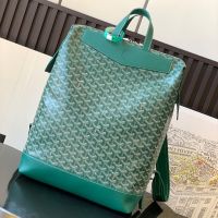 Goyard Cisalpin Backpack In Goyardine Canvas Green