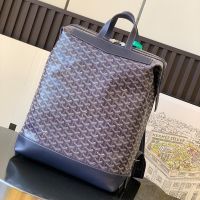 Goyard Cisalpin Backpack In Goyardine Canvas Navy Blue
