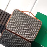 Goyard Compagnon Universel A4 Briefcase In Goyardine Canvas Brown