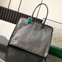 Goyard Hardy PM Bag In Goyardine Canvas Black