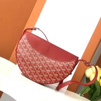 Goyard Hirondelle Bag In Goyardine Canvas Red