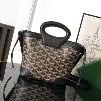 Goyard Beluga Mini Bag In Goyardine Canvas Black