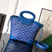 Goyard Beluga Mini Bag In Goyardine Canvas Blue