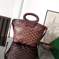 Goyard Beluga Mini Bag In Goyardine Canvas Burgundy