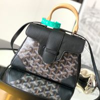 Goyard Saigon Souple Mini Bag In Goyardine Canvas Black