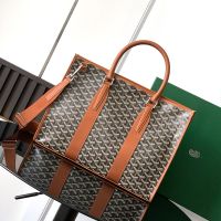 Goyard Morvan Document Case In Goyardine Canvas Brown