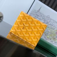 Goyard Saint-Florentin Wallet In Goyardine Canvas Yellow