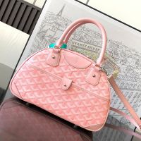 Goyard Saint-Jeanne PM Bag In Goyardine Canvas Pink
