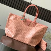 Goyard Saint Louis Bag In Goyardine Canvas Pink