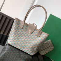 Goyard Saint Louis Mini Bag In Goyardine Claire-Voie Canvas Blue