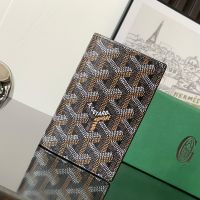 Goyard Saint-Pierre Card Wallet In Goyardine Canvas Black