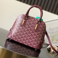 Goyard Vendome Mini Bag In Goyardine Canvas Burgundy