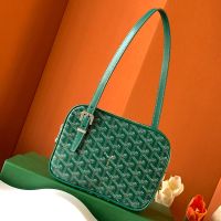 Goyard Yona PM Bag In Goyardine Canvas Green